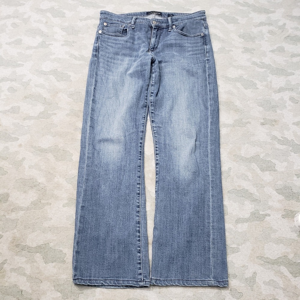 Lucky Brand Jeans Womens 10/30 Blue Straight Leg Pockets Denim Light Wash